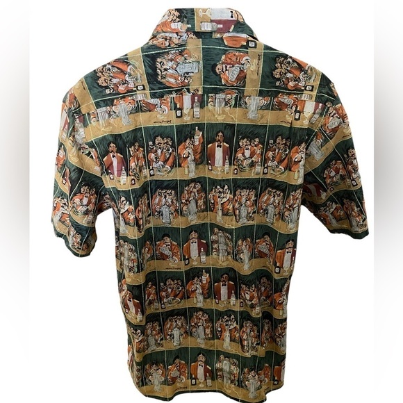 REYN SPOONER * Larry Buffet Collection * Bartender Collared Shirt Men M Medium - Picture 3 of 5